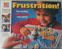 Milton Bradley game Frustration, also known as Trouble Milton Bradley game Frustration, also known as Trouble
