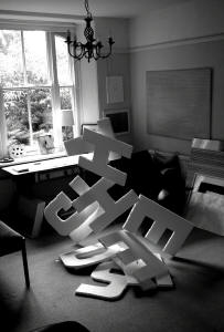 The End is Night, art installation by Rupert White