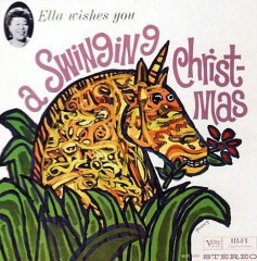 album cover: Ella wishes you a swinging Christmas