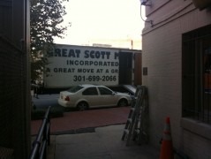 Great Scott Movers truck