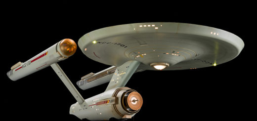 Replica of USS Enterprise from Star Trek