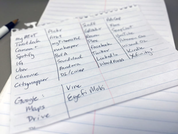 Listing essential iPhone apps for after I renew my phone!